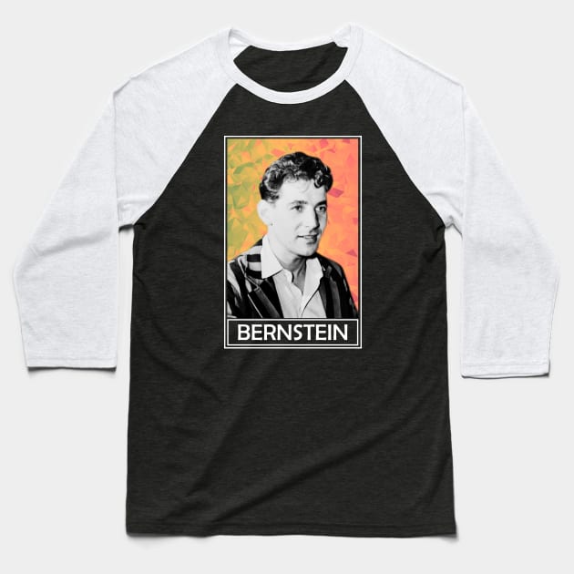 Leonard Bernstein Baseball T-Shirt by TheMusicophile